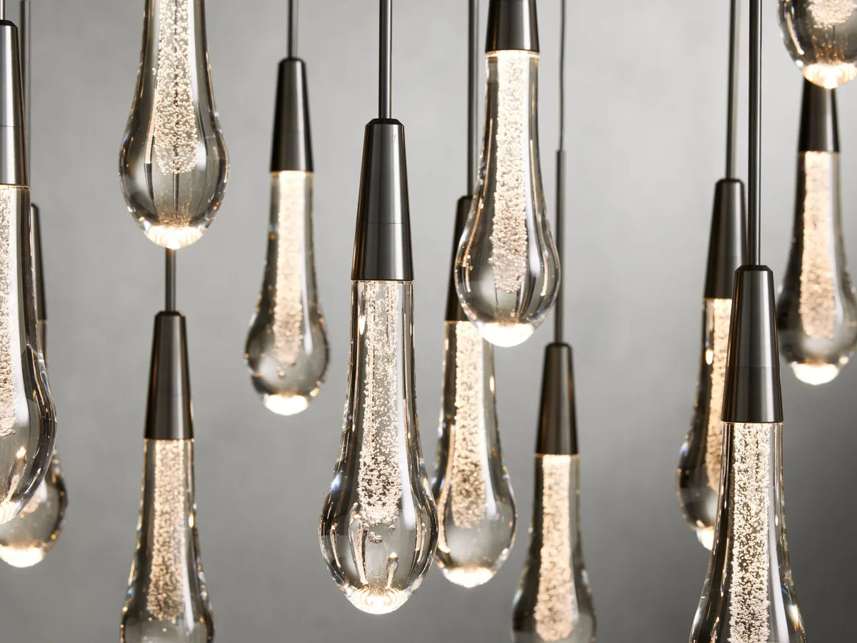 Solitaire Linear Chandelier 37'' 50'' 70'' 87" 120"W - view 14