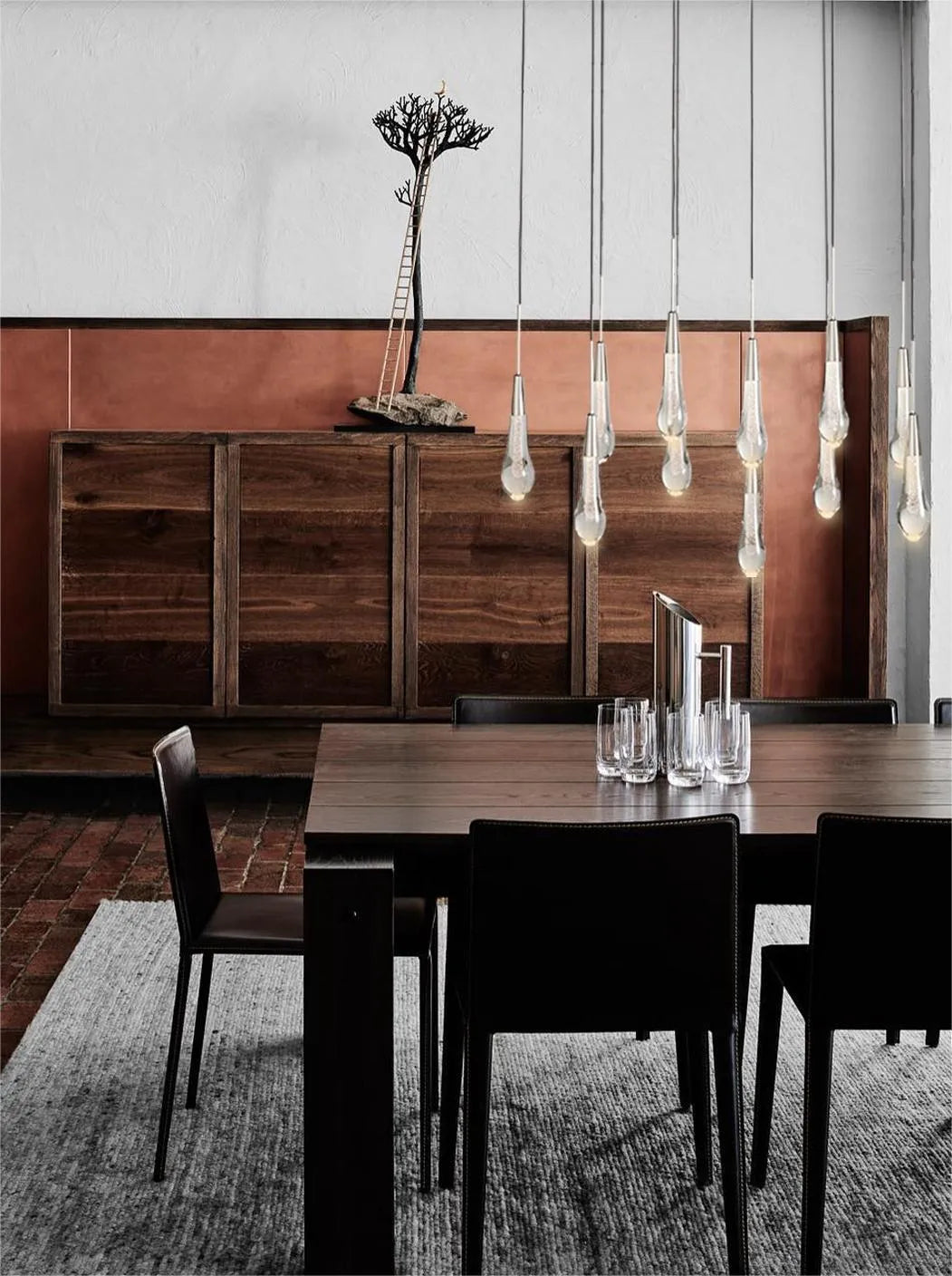 Solitaire Linear Chandelier 37'' 50'' 70'' 87" 120"W - view 8