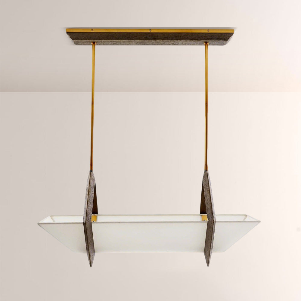 Spencer Fabric Linear Chandelier - view 2