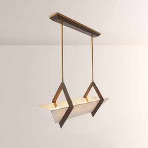 Spencer Fabric Linear Chandelier - view 3