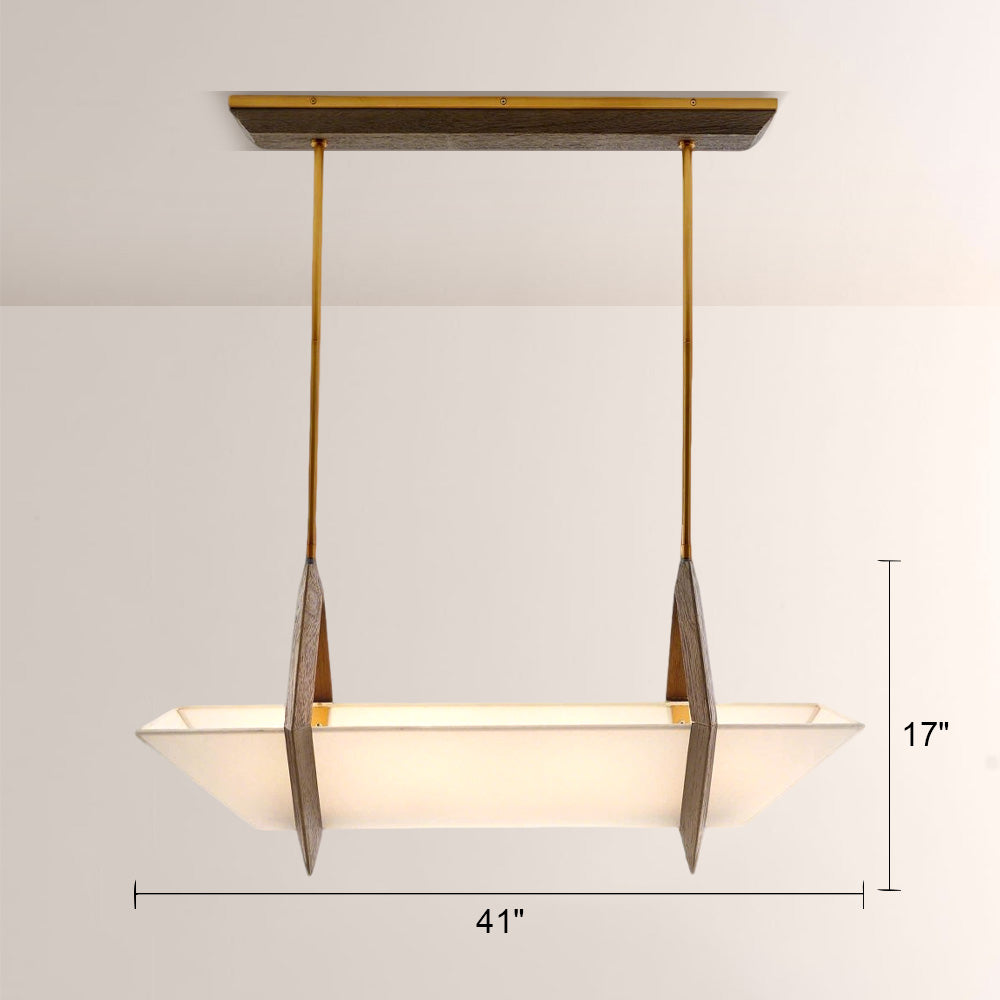 Spencer Fabric Linear Chandelier - view 8