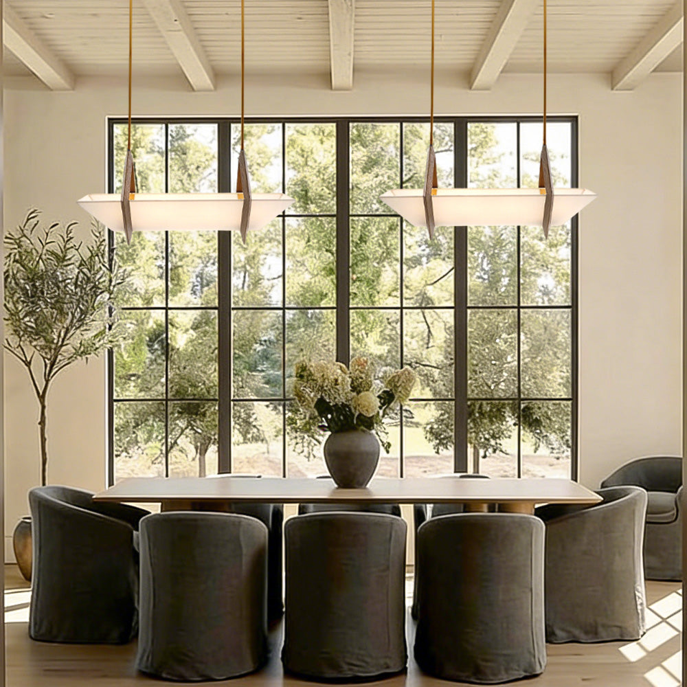 Spencer Fabric Linear Chandelier - view 9