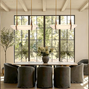 Spencer Fabric Linear Chandelier - view 9
