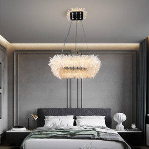 Vosa Crystal Cluster Square Modern Chandelier - view 2