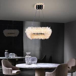 Vosa Crystal Cluster Square Modern Chandelier - view 3