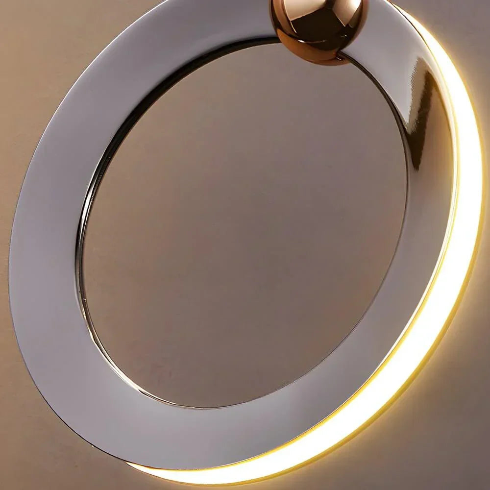 Staircase Lighting Chandelier LED Ring Cluster Rotating Ceiling Light - view 16