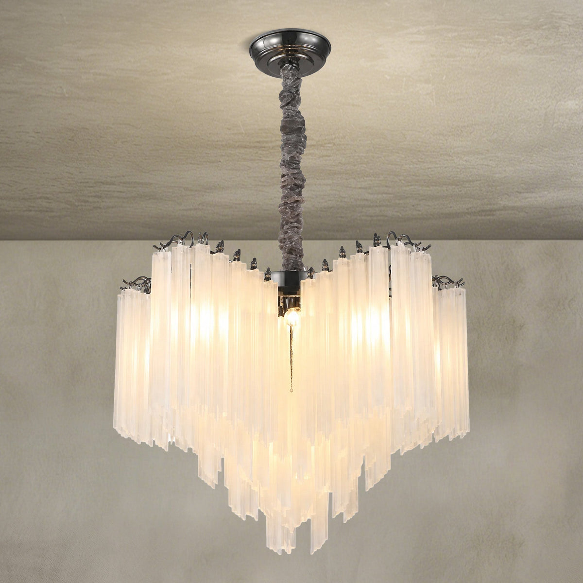 Glass Rod Chandelier - view 3