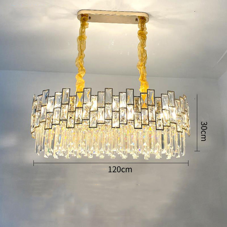 Palo clear Linear Chandelier for Kitchen Island - view 4