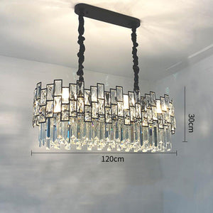 Palo clear Linear Chandelier for Kitchen Island - view 5