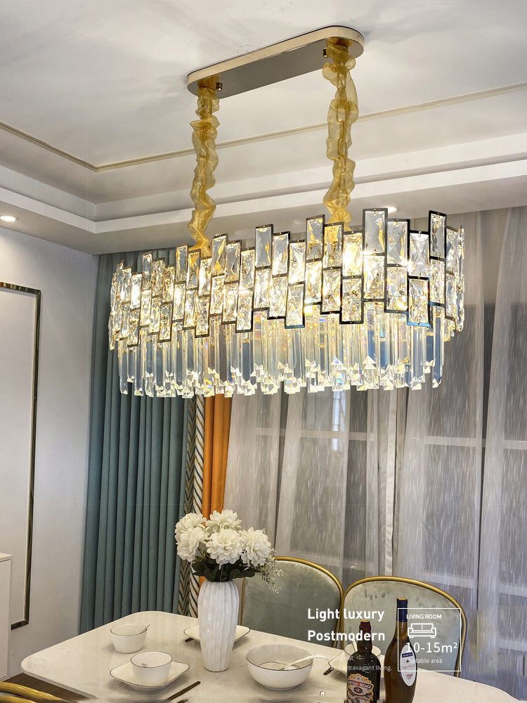 Palo clear Linear Chandelier for Kitchen Island - view 6