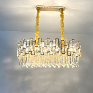 Palo clear Linear Chandelier for Kitchen Island - view 9