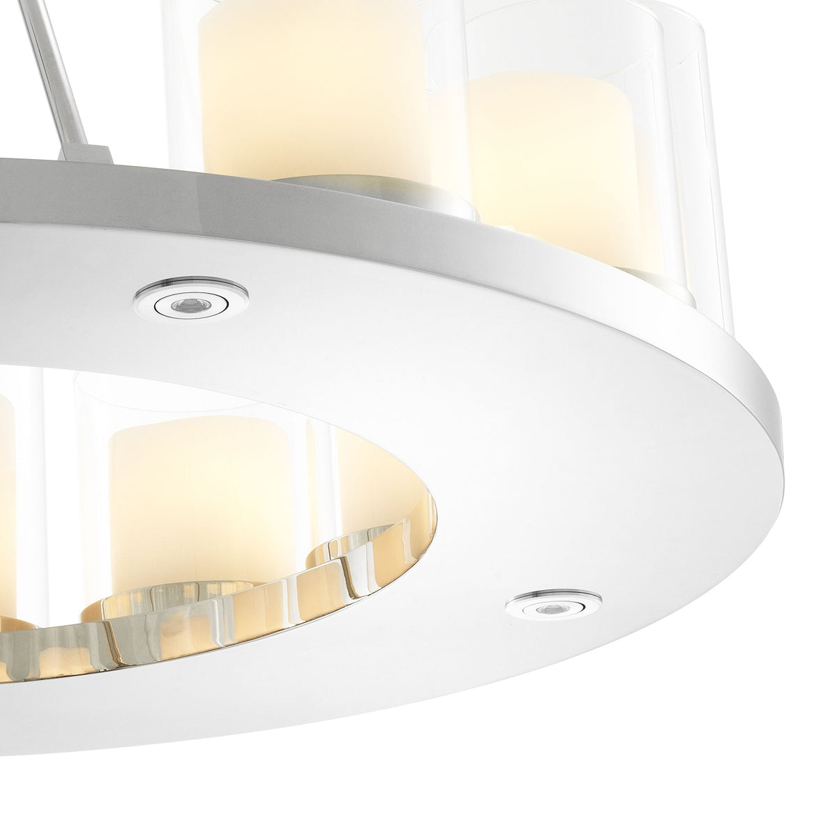 Summit Ring Modern Chandelier - Steel - view 7