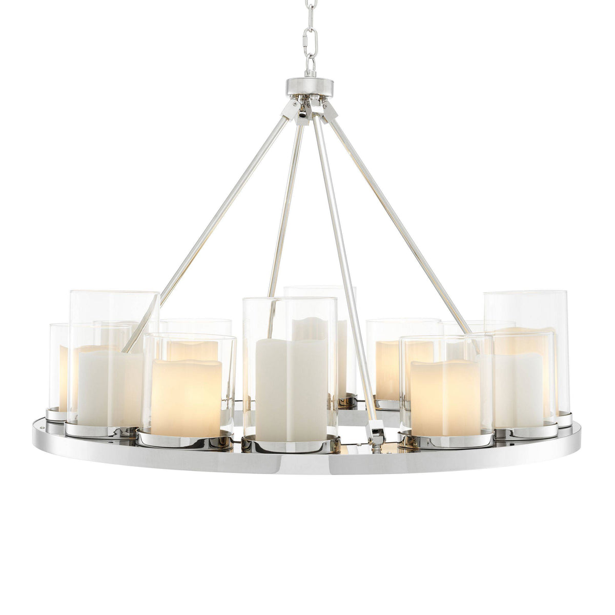 Summit Ring Modern Chandelier - Steel - view 2