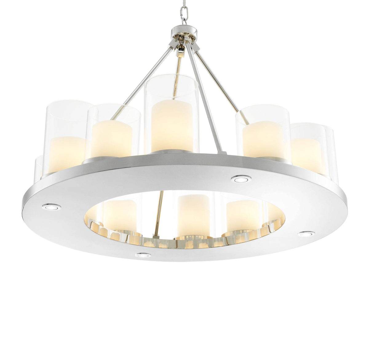 Summit Ring Modern Chandelier - Steel - view 4