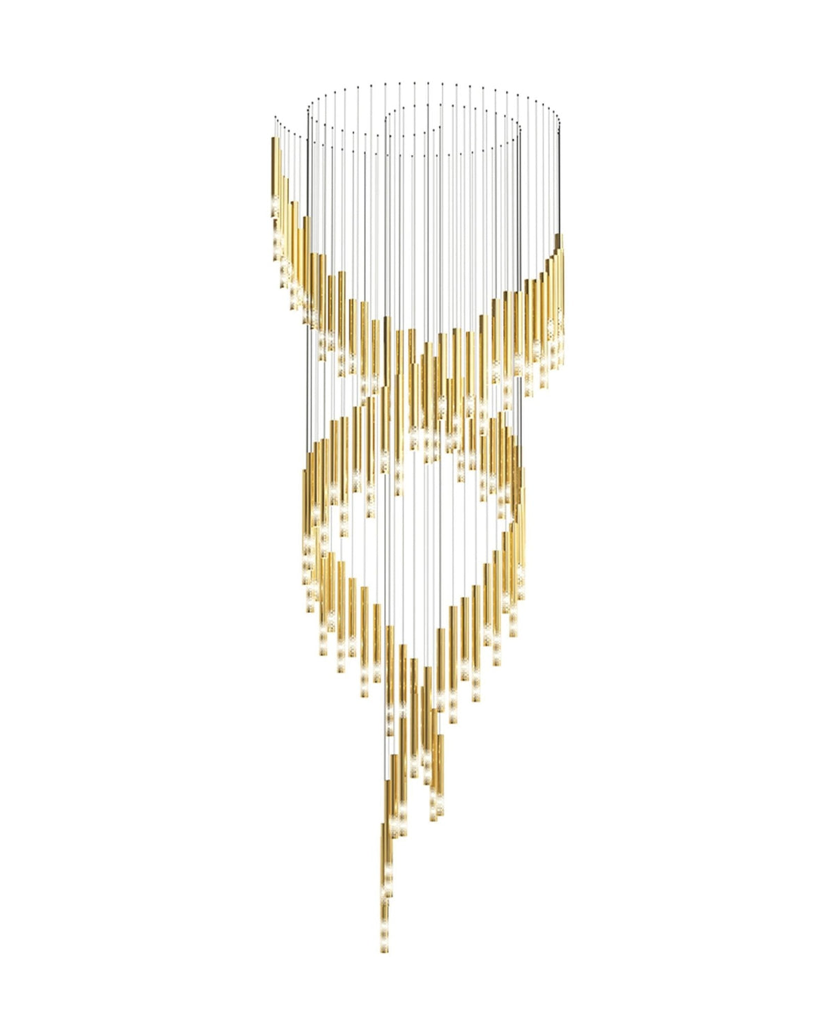 Galaxy Symphony Orchestra Meteor Shower Crystal Spiral Chandelier - view 42
