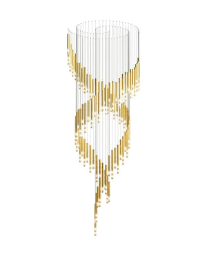 Galaxy Symphony Orchestra Meteor Shower Crystal Spiral Chandelier - view 42
