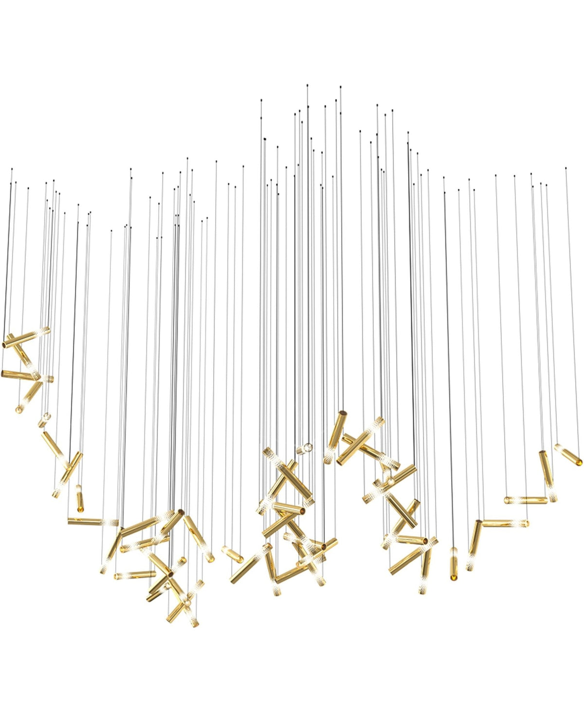 Galaxy Symphony Orchestra Meteor Shower Crystal Spiral Chandelier - view 47