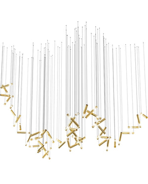 Galaxy Symphony Orchestra Meteor Shower Crystal Spiral Chandelier - view 47