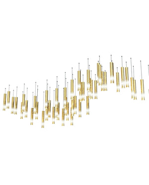 Galaxy Symphony Orchestra Meteor Shower Crystal Spiral Chandelier - view 48