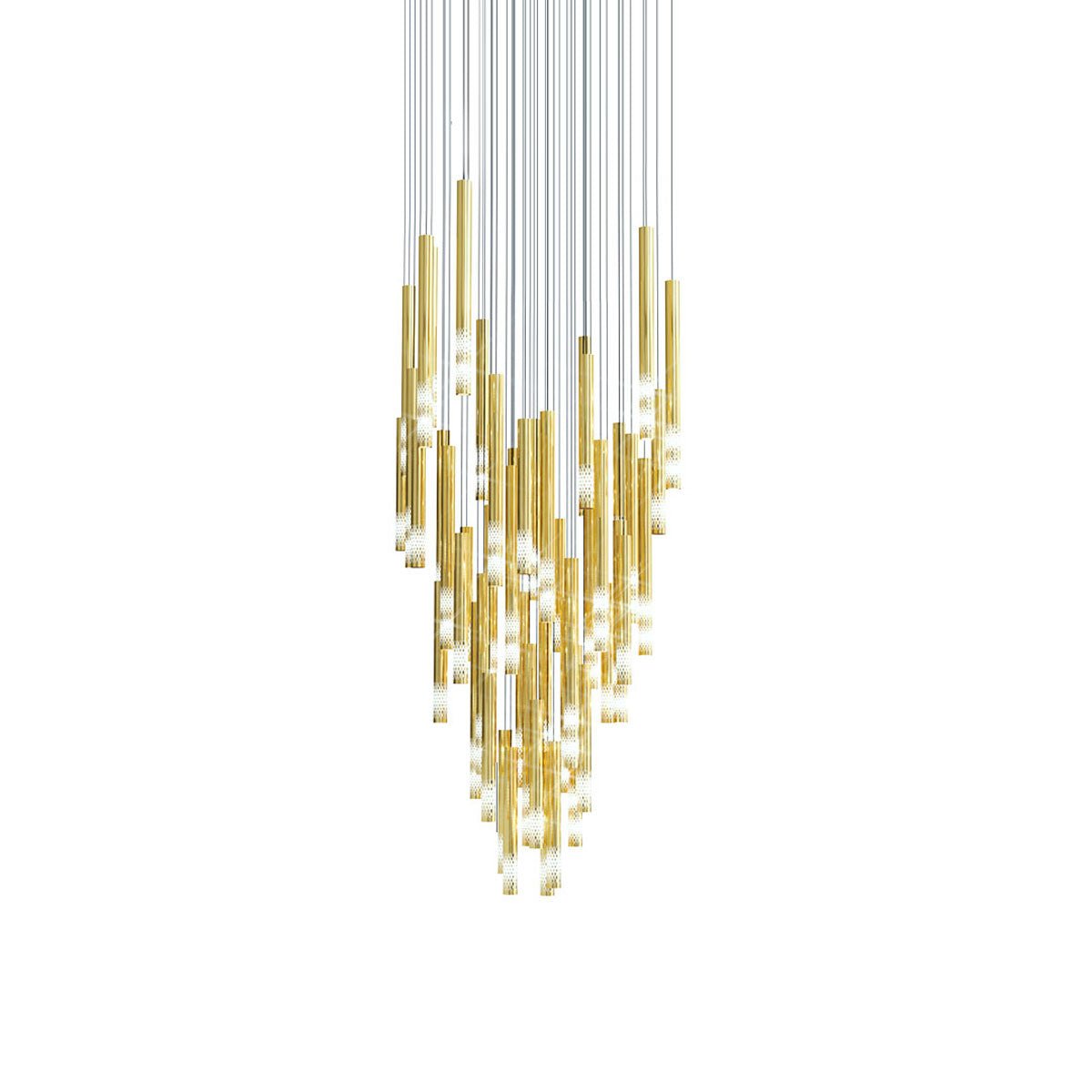 Galaxy Symphony Orchestra Meteor Shower Crystal Spiral Chandelier - view 33