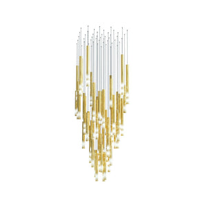 Galaxy Symphony Orchestra Meteor Shower Crystal Spiral Chandelier - view 24