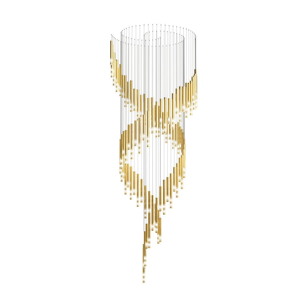 Galaxy Symphony Orchestra Meteor Shower Crystal Spiral Chandelier - view 27