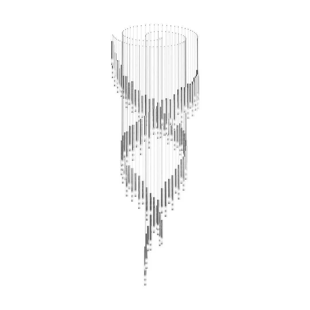 Galaxy Symphony Orchestra Meteor Shower Crystal Spiral Chandelier - view 36