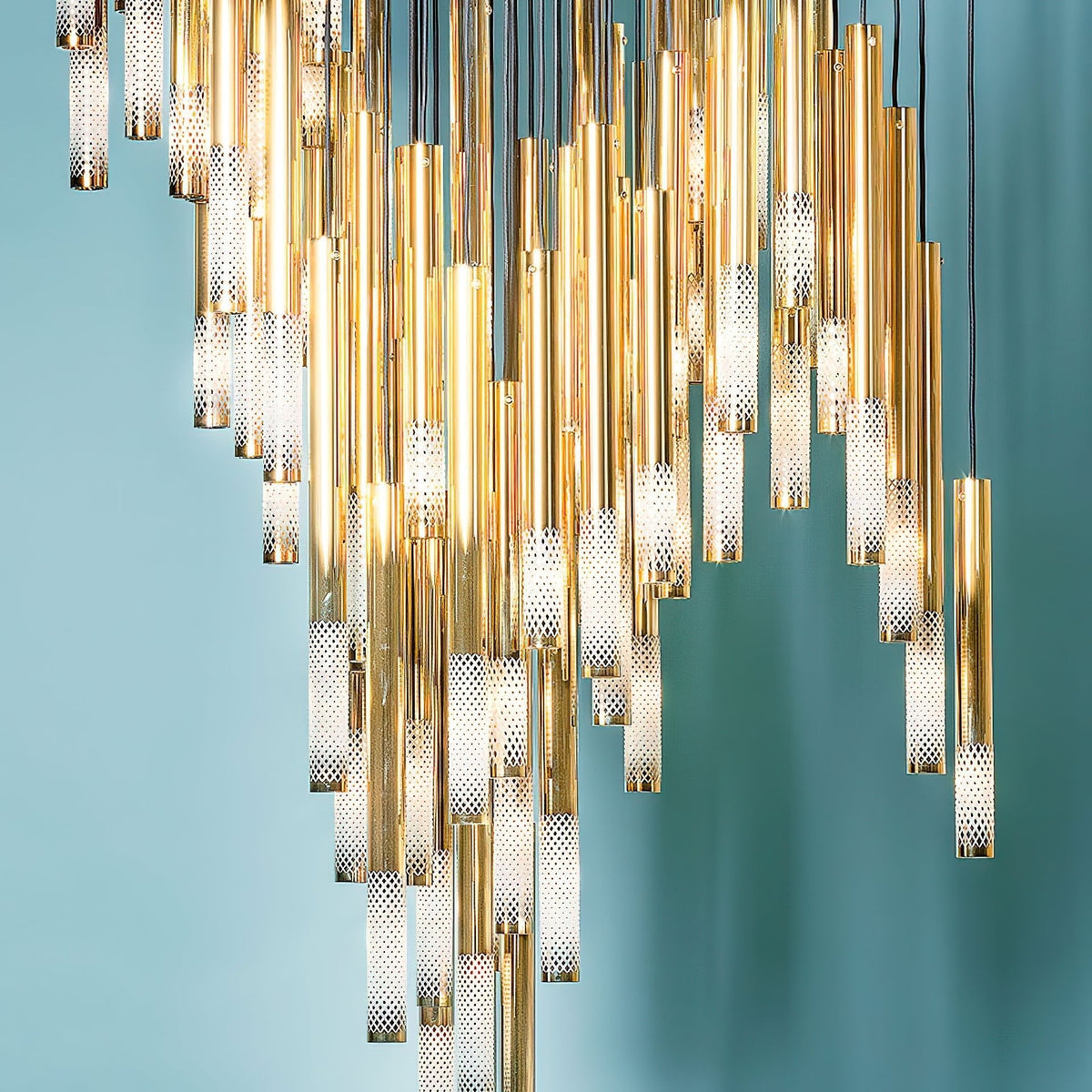 Galaxy Symphony Orchestra Meteor Shower Crystal Spiral Chandelier - view 5