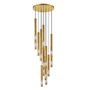 Galaxy Symphony Orchestra Meteor Shower Crystal Spiral Chandelier - view 56