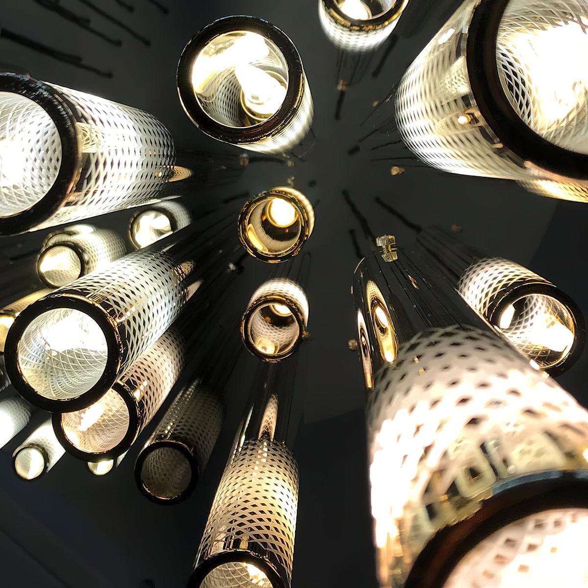 Galaxy Symphony Orchestra Meteor Shower Crystal Spiral Chandelier - view 7