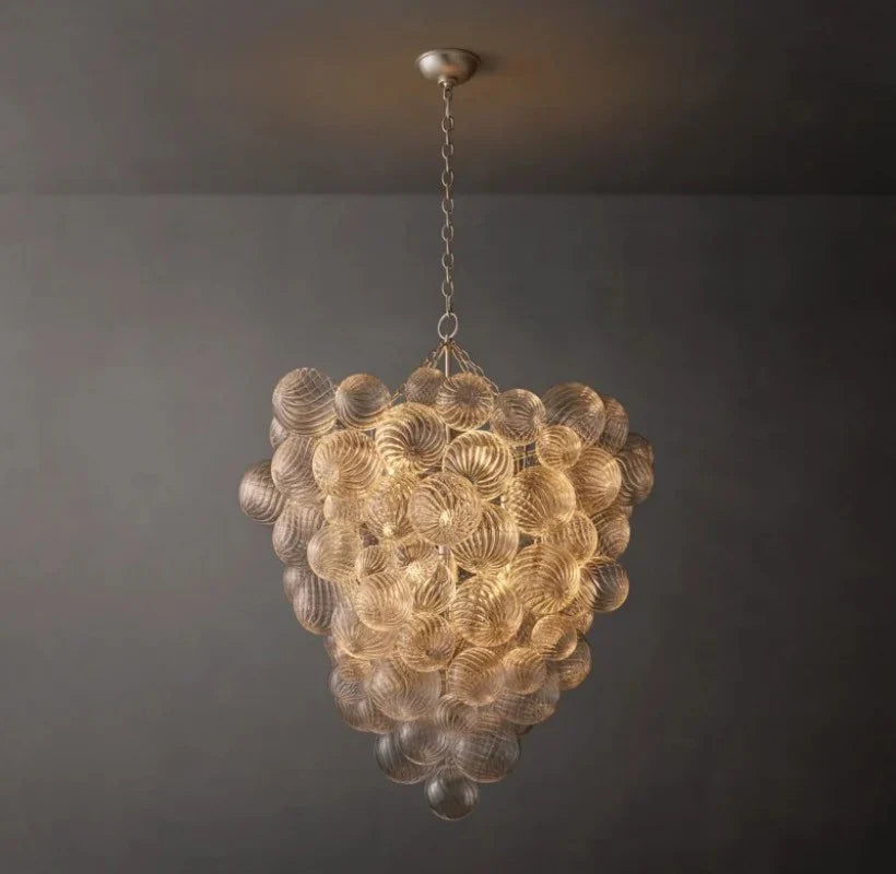 Tammy Grape Glass Ball Chandelier - view 4
