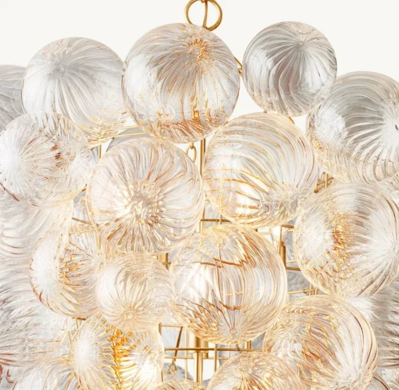 Tammy Grape Glass Ball Chandelier - view 6