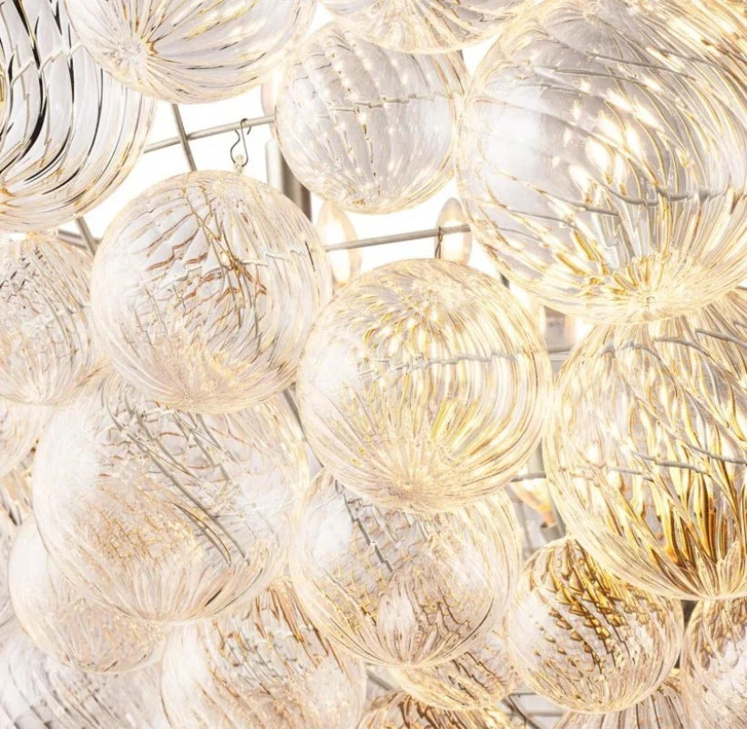 Tammy Grape Glass Ball Chandelier - view 7