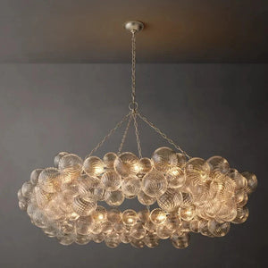 Tammy Ring Glass Ball Chandelier 63" - view 7