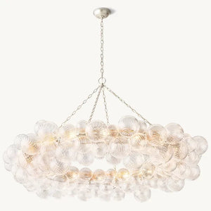 Tammy Ring Glass Ball Chandelier 63" - view 2