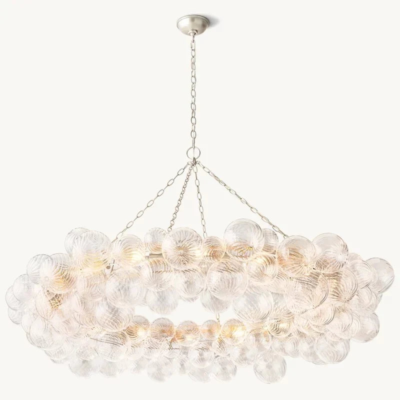 Tammy Ring Glass Ball Chandelier 63" - view 2