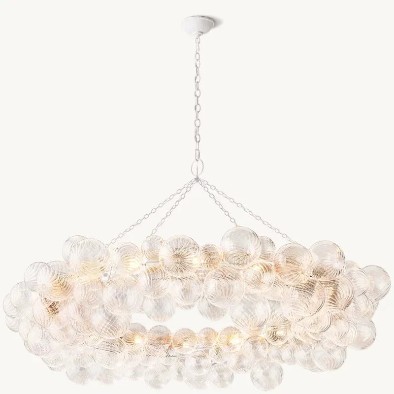 Tammy Ring Glass Ball Chandelier 63" - view 3