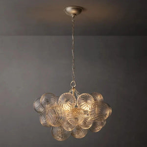 Tammy Round Glass Ball Chandelier 24" - view 4