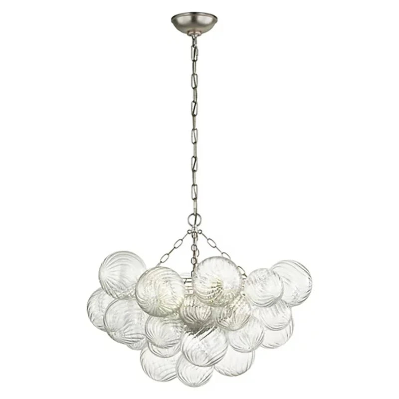 Tammy Round Glass Ball Chandelier 24" - view 3