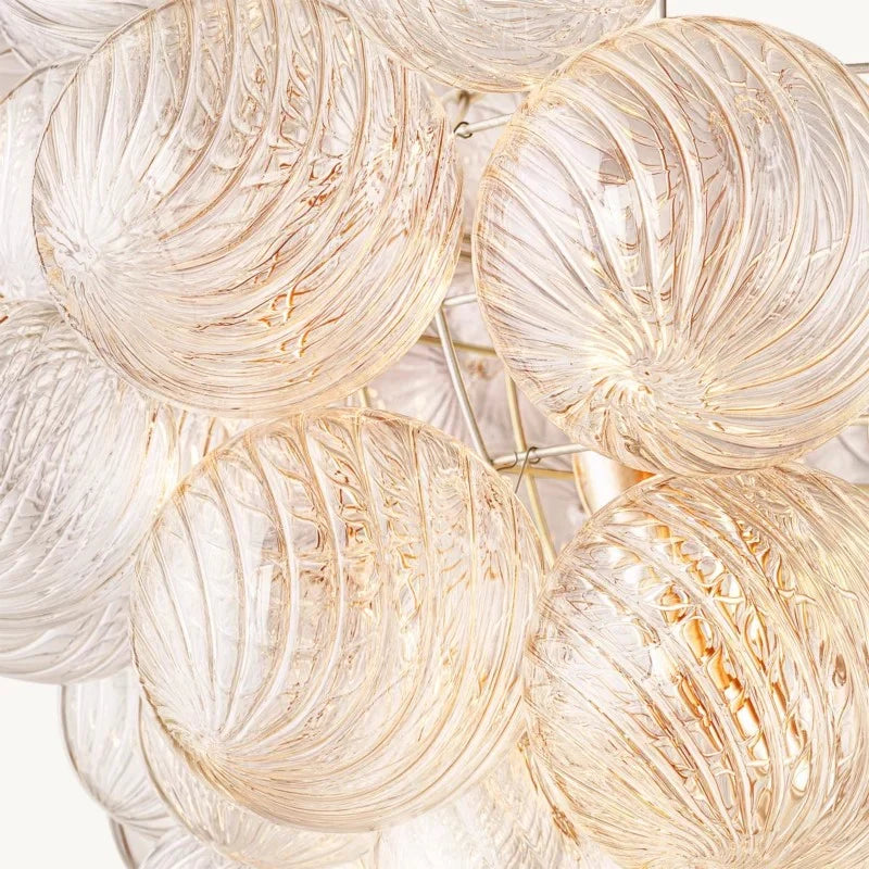 Tammy Round Glass Ball Chandelier 24" - view 6