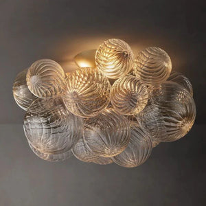 Tammy Round Glass Ball Flushmount 20", flush mount - view 7