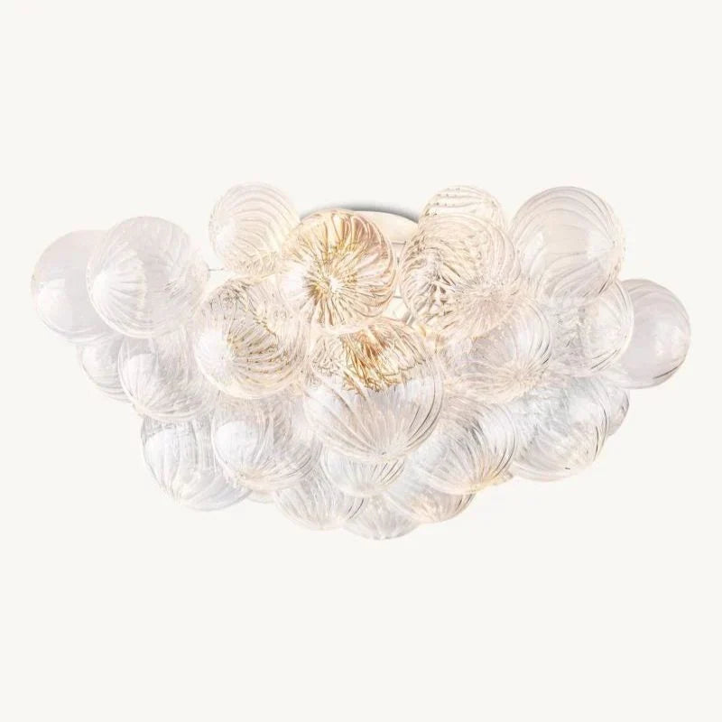 Tammy Round Glass Ball Flushmount 25", flush mount - view 2