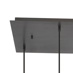 Eternity 5-Light Modern Brass Chandelier - Brass/Bronze - view 4