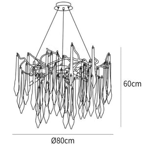Teardrop Crystal Chandelier - view 10