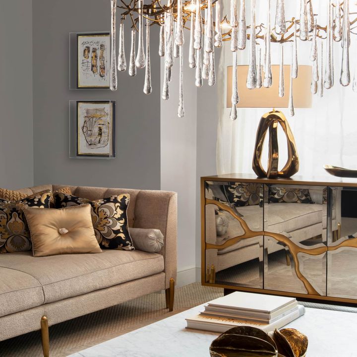 Teardrop Round Chandelier - view 2