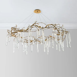 Teardrop Round Chandelier