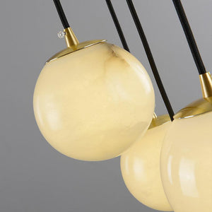 Alabaster Earth Art Chandelier - view 10