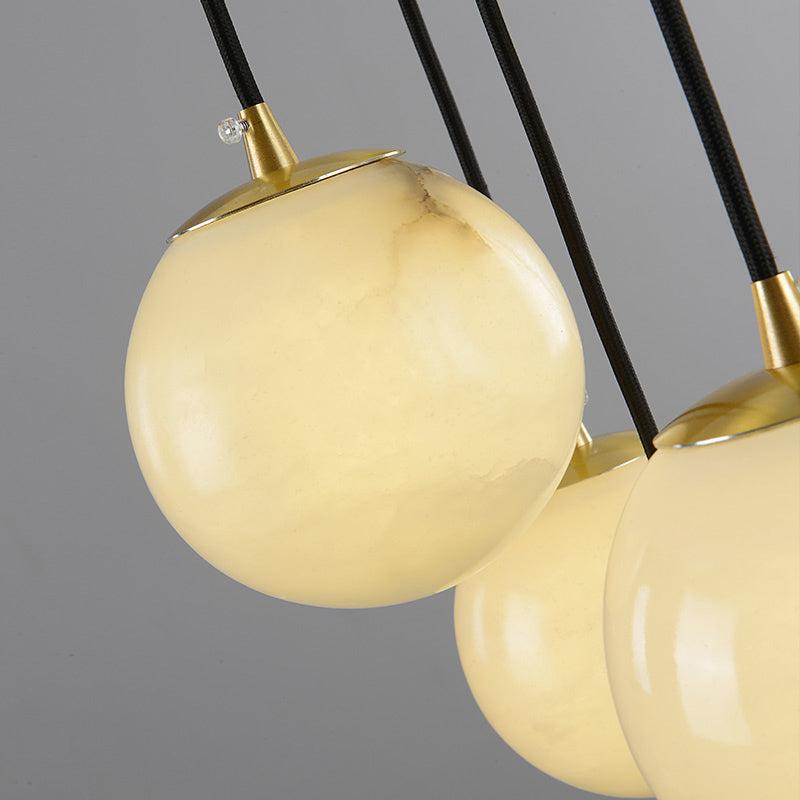 Alabaster Earth Art Chandelier - view 10