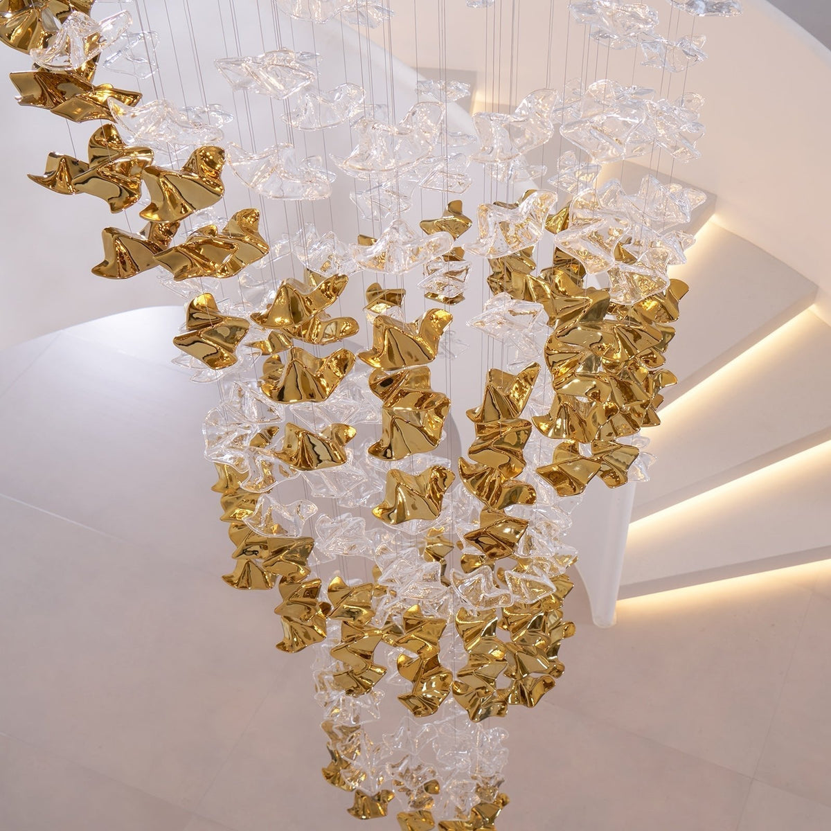 Galaxy Tidal Art Glass Crystal Spiral Chandelier - view 88