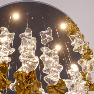 Galaxy Tidal Art Glass Crystal Spiral Chandelier - view 86